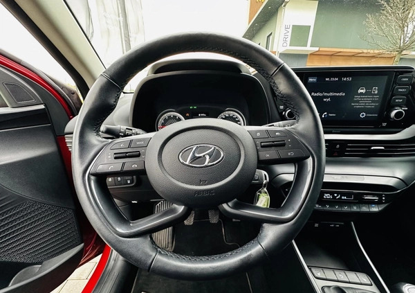 Hyundai i20 cena 59900 przebieg: 81925, rok produkcji 2021 z Gdańsk małe 191